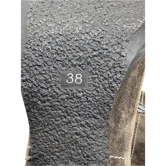 Alberto Fermani Taupe Suede Zip Ankle Boots Made in Italy - Picture 4 of 11